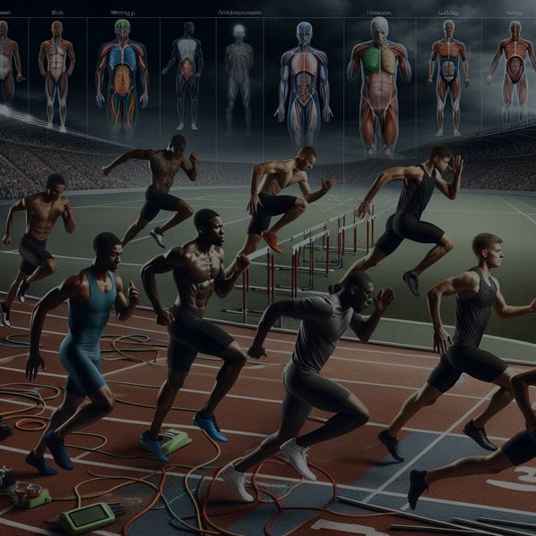 Comment l'entraînement par intervalles influence-t-il la performance des sprinters de 100 mètres?