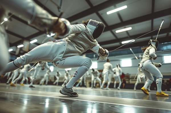 Quelle est l'importance de la maîtrise des déplacements en Escrime et comment cela influence-t-il le combat?